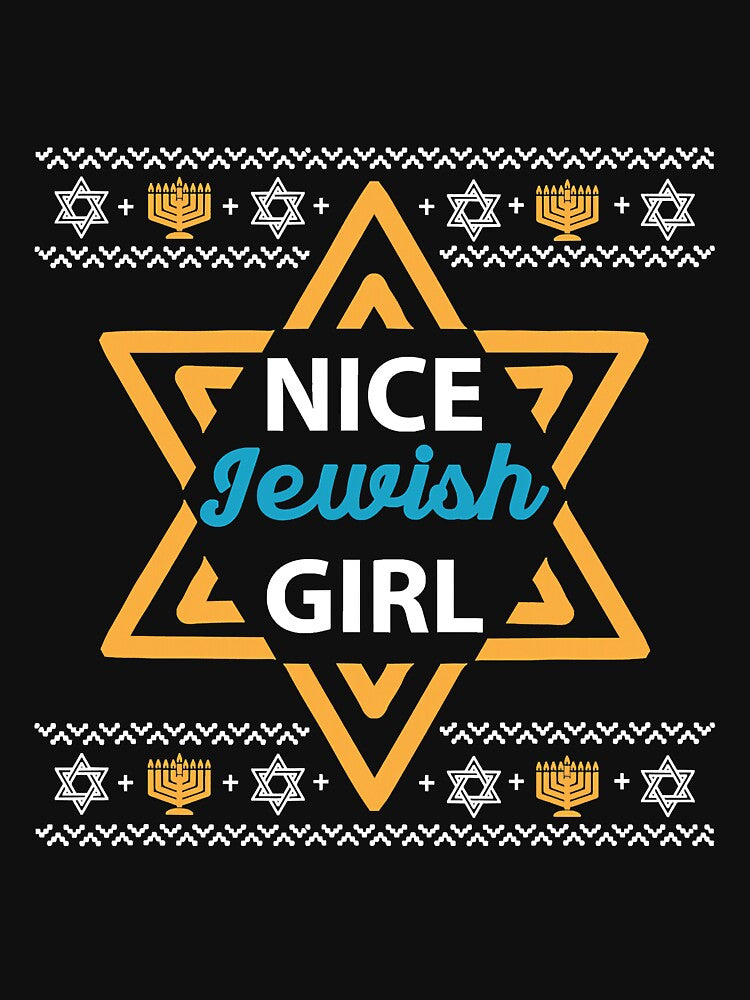 Nice Jewish Girl Fun Hanukkah Ugly by unassertive19