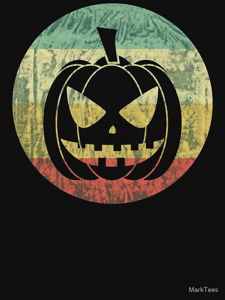 Halloween Vintage Pumpkin by MarkTees