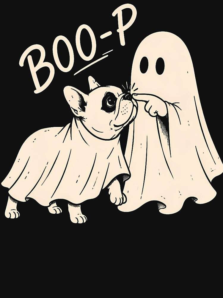 Boo Boo-P Dog Ghost Funny Halloween Dog Lovers Dog Mom by Trippy-Toad
