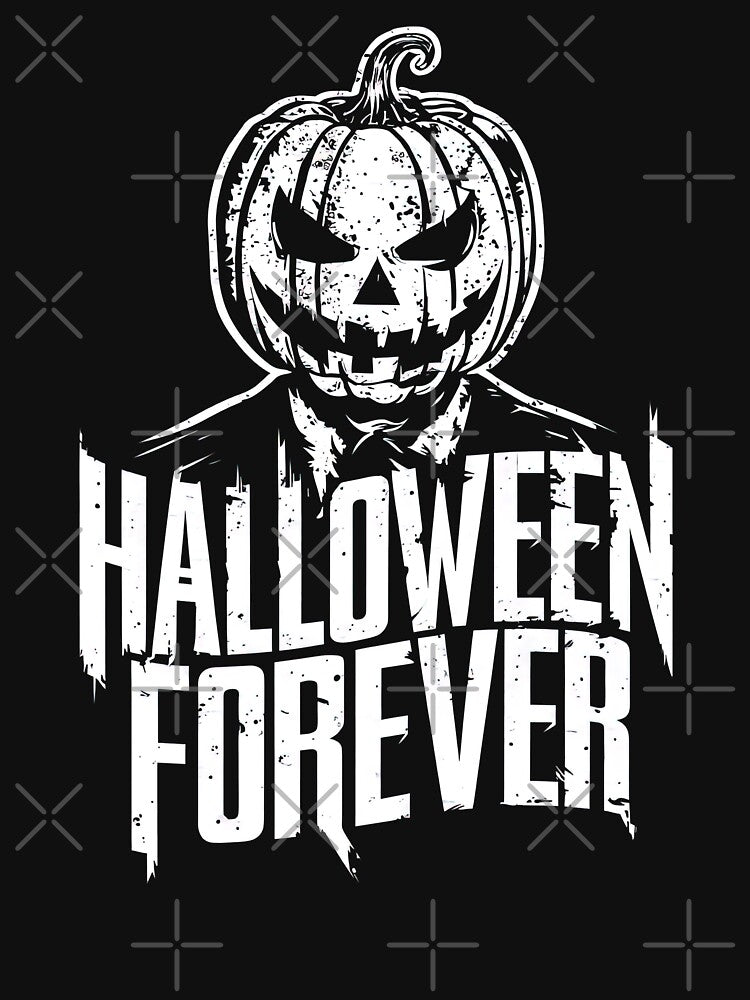 Halloween Forever - All Year Halloween Pumpkin Head by SpookshowDesign