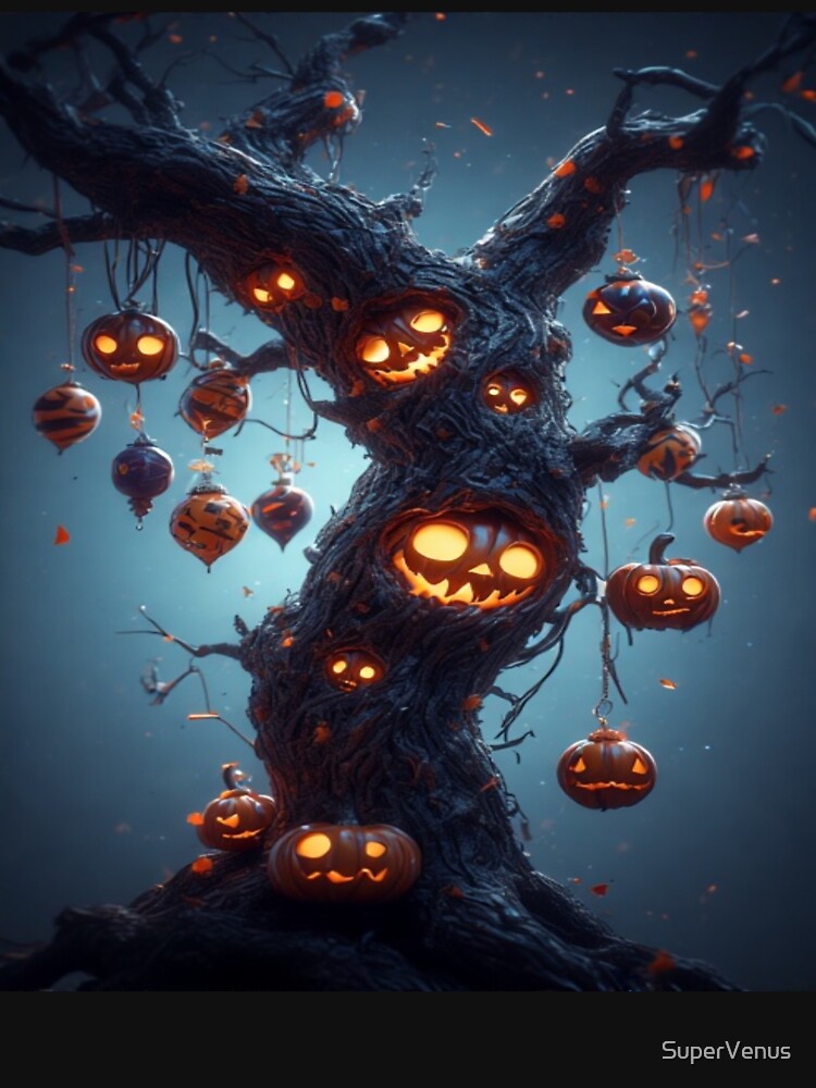 Spooky Season Tree - Halloween 2025 by SuperVenus