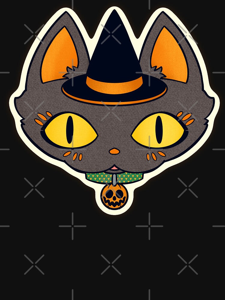 Vintage Halloween cat by Holly Pierson