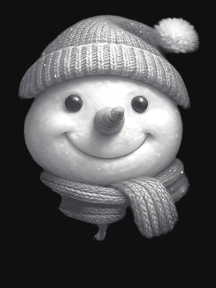 Jolly Snowman with Carrot Nose & Coal Smile Classic by shannonanne18
