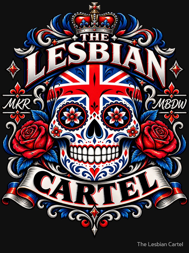 Patriotic Sugar Skull by The Lesbian Cartel