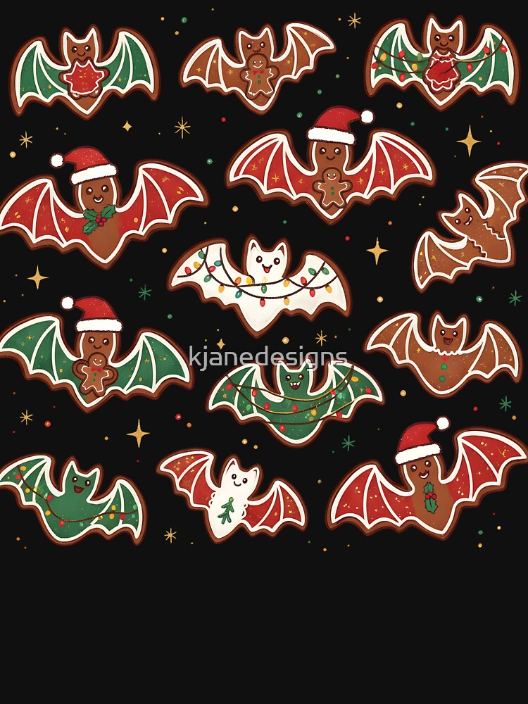 Gingerbread Bats by kjanedesigns