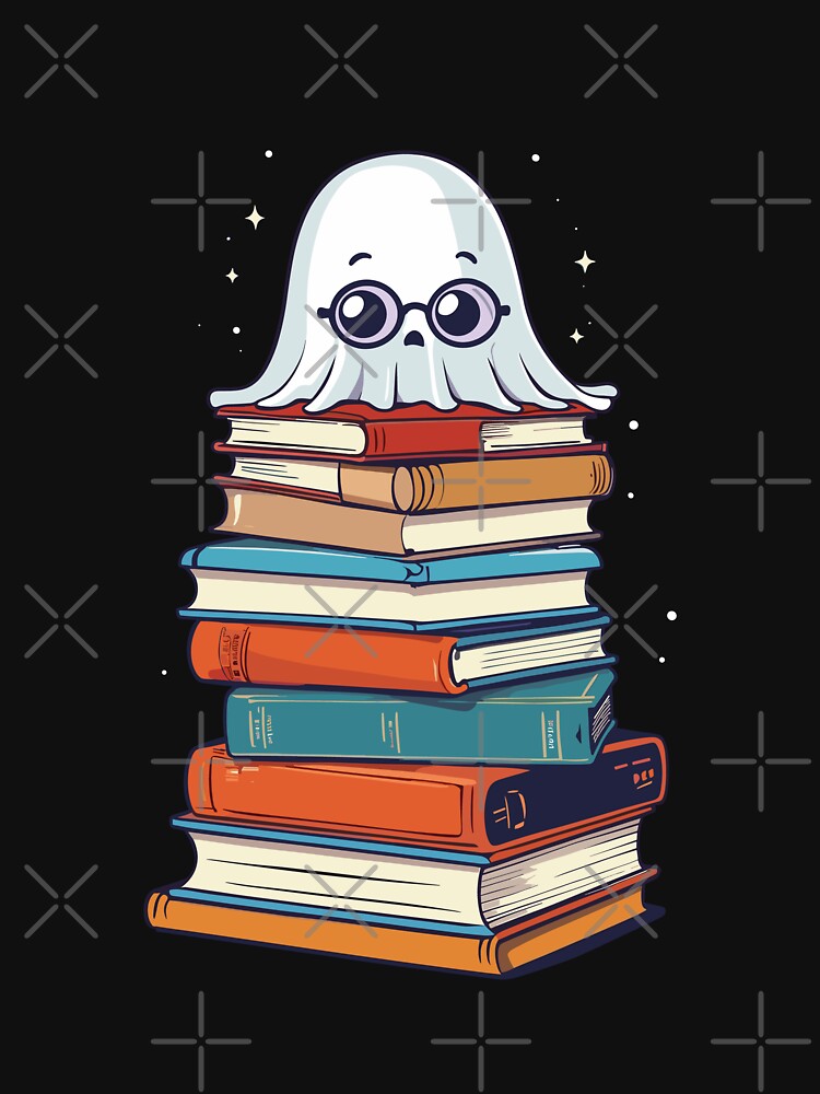 Funny Book Lover Reading Halloween by LuminOrb