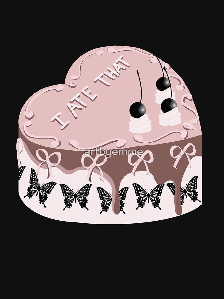 Pink Goth Cake by artbyemme