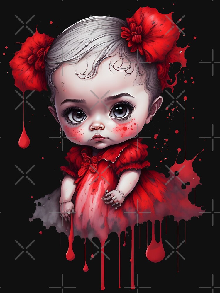 Creepy but cute doll by RebeccaRe