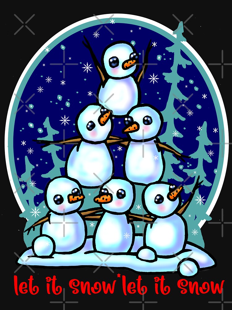 weird snowman  -14 by sandpiperstudio