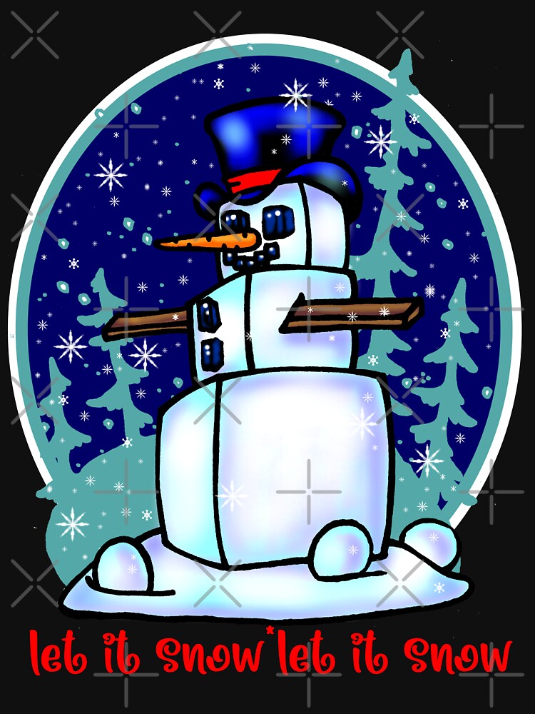 weird snowman   -18 by sandpiperstudio