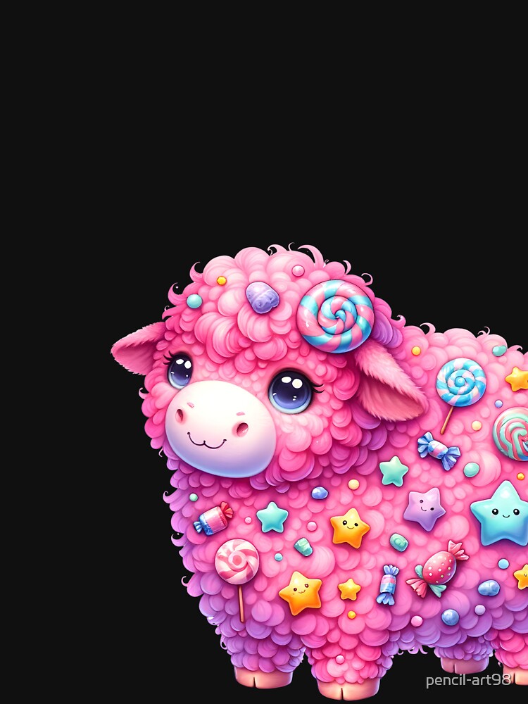 Candy sheep, T-Shirts, Stickers by pencil-art98