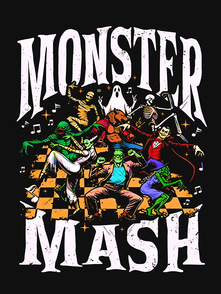 monster mash - Funny Halloween Monsters Horror Movie by thadghtbad