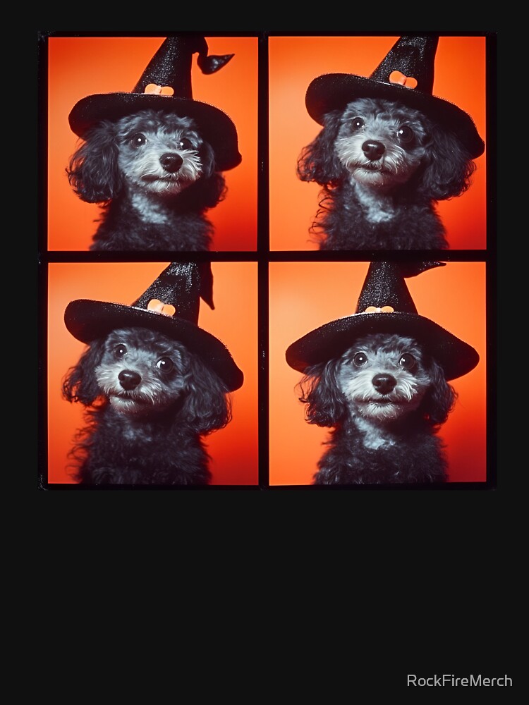 Funny Poodle Halloween Costume – Cute Dog Photobooth by RockFireMerch