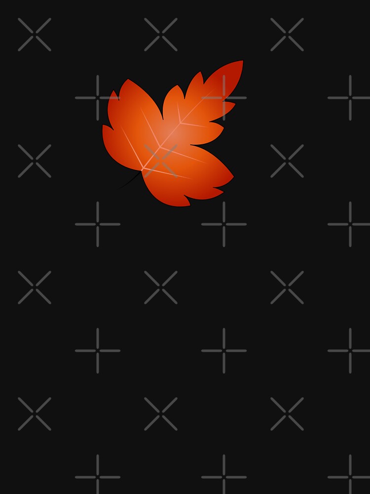 Orange Autumn falling leaves by Cheni-Yathri