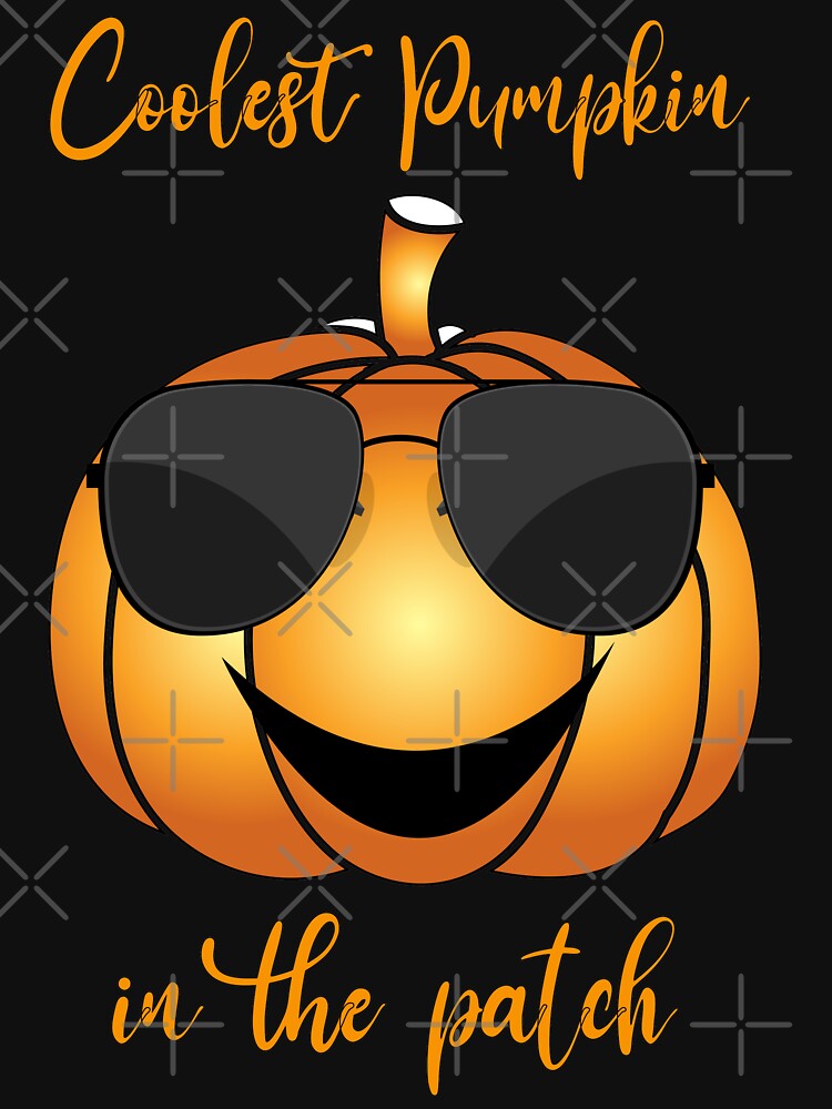 Coolest Pumpkin in the Patch || Funny Pumpkin Halloween Design by BlackTulips
