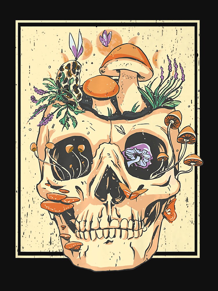 Goblincore Flowers Skeleton Natur by MonterMo