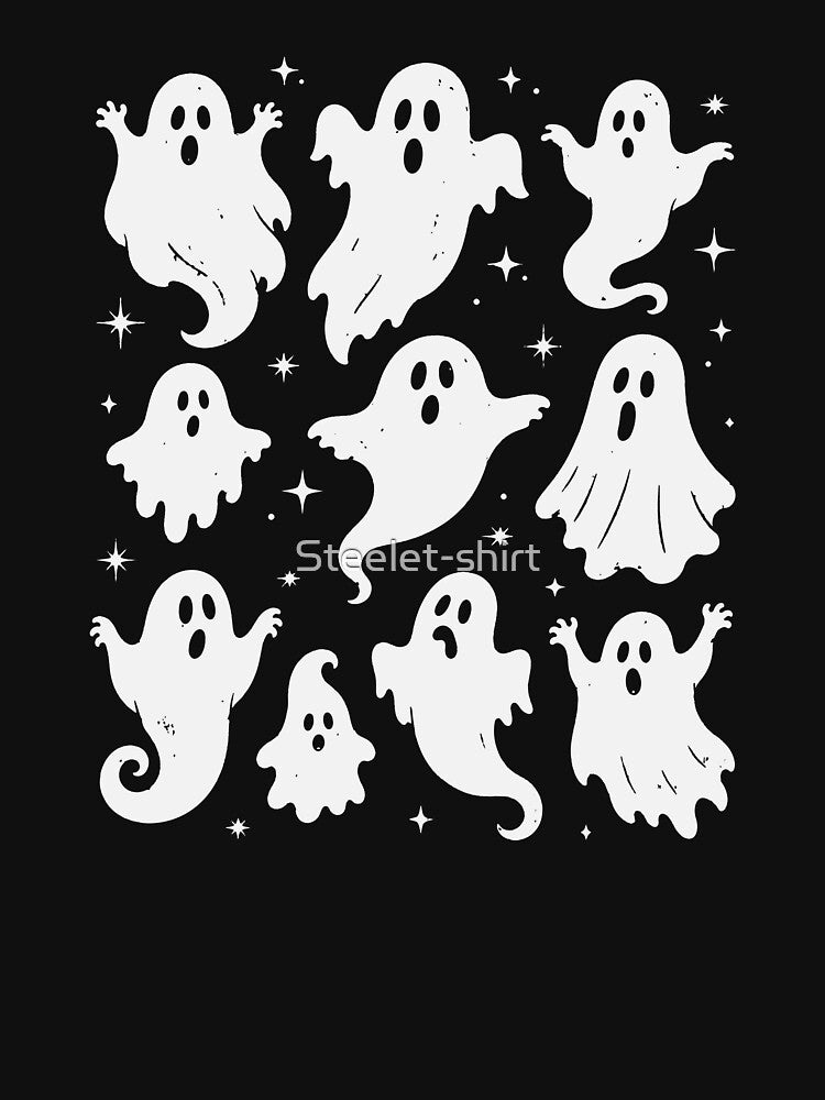 Halloween Ghost - Ghost Collage by Steele-Art