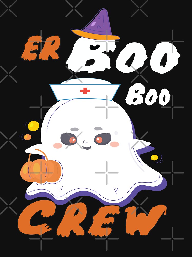 Copy of Er Boo Boo crew - Funny Nurse Halloween Ghost Gift by redodaha