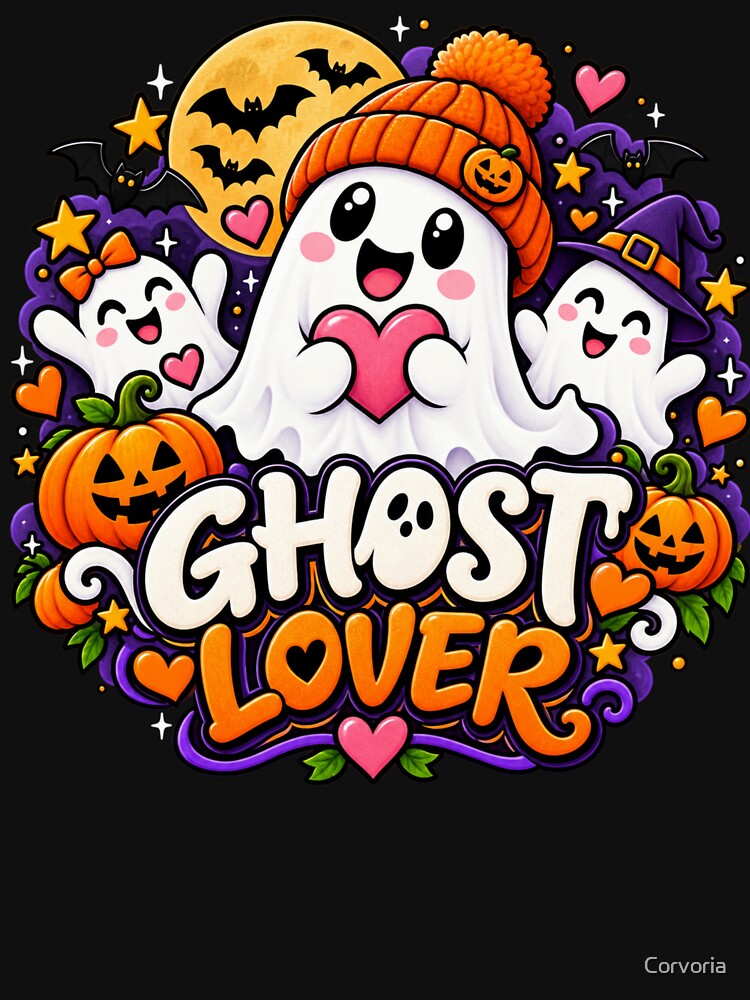 Ghost Lover Halloween Gift Cute Spooky Ghost Style by Corvoria