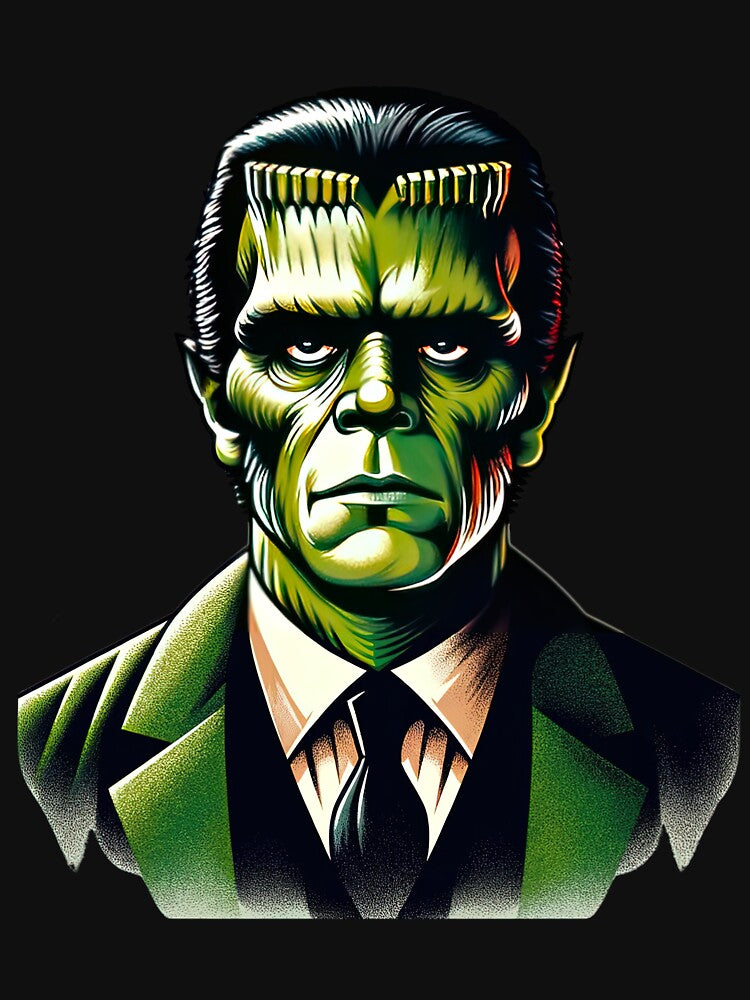 Vintage Horror Icon: The Green Visage by artwaves