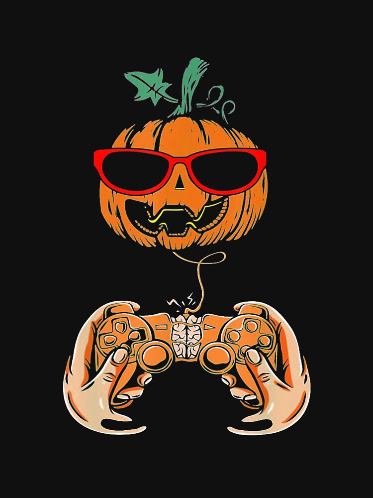 Halloween Jack O Lantern Gamer by vivavu1984