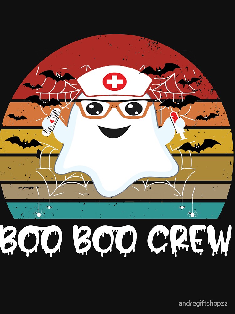 Boo Boo Crew Ghost Doctor EMT' Nurse Halloween by andregiftshopzz