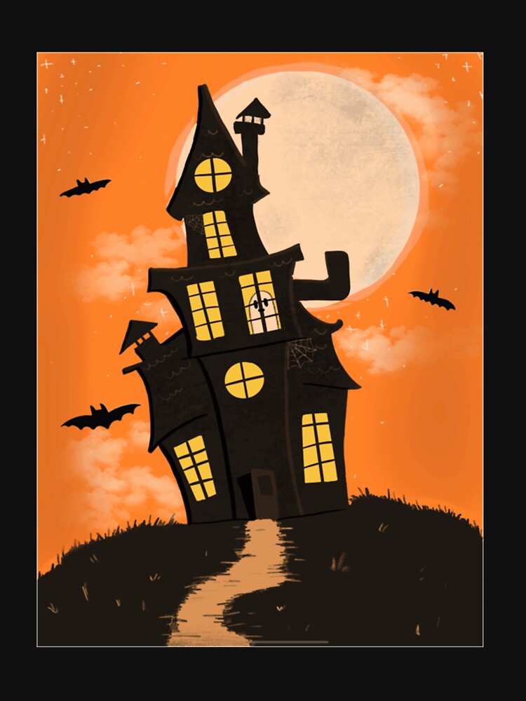 Spooky Halloween Haunted House by LorentThornburg