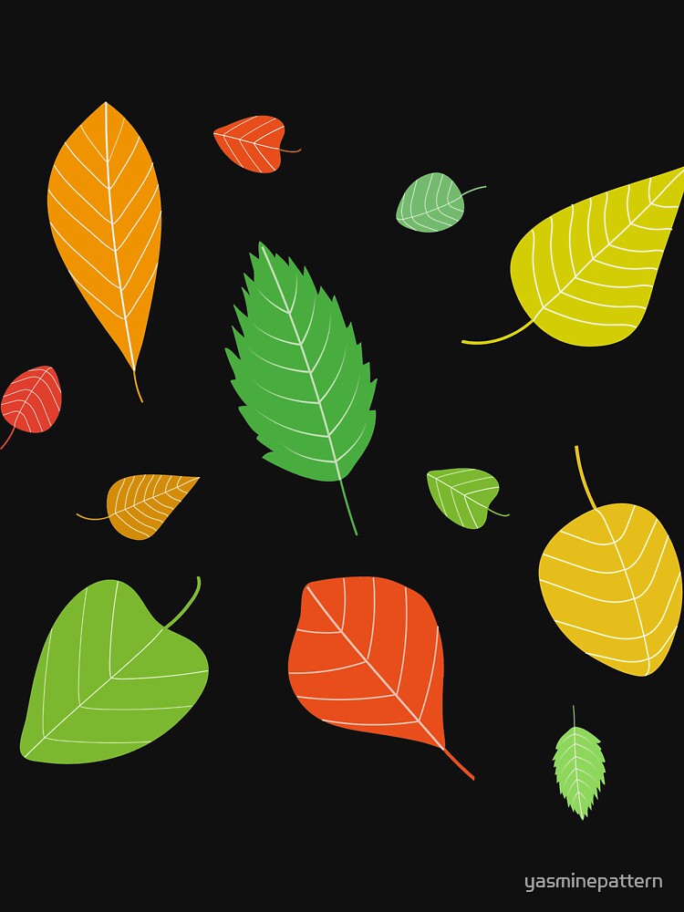 Beautiful autumn leaves pattern by Yasminepatterns