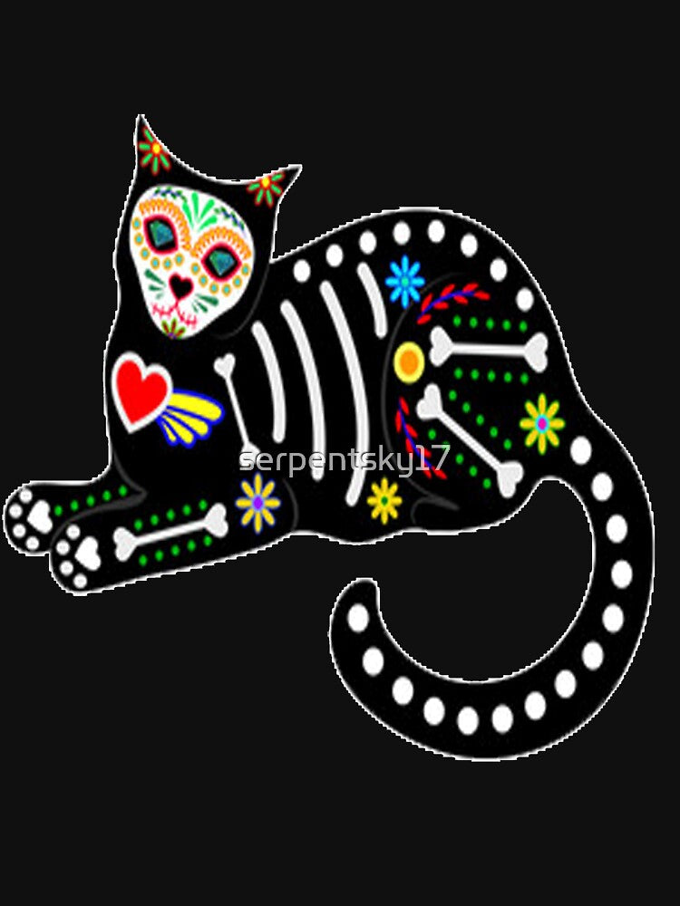 Dia de Los Muertos Cat by SerpentSkyArts