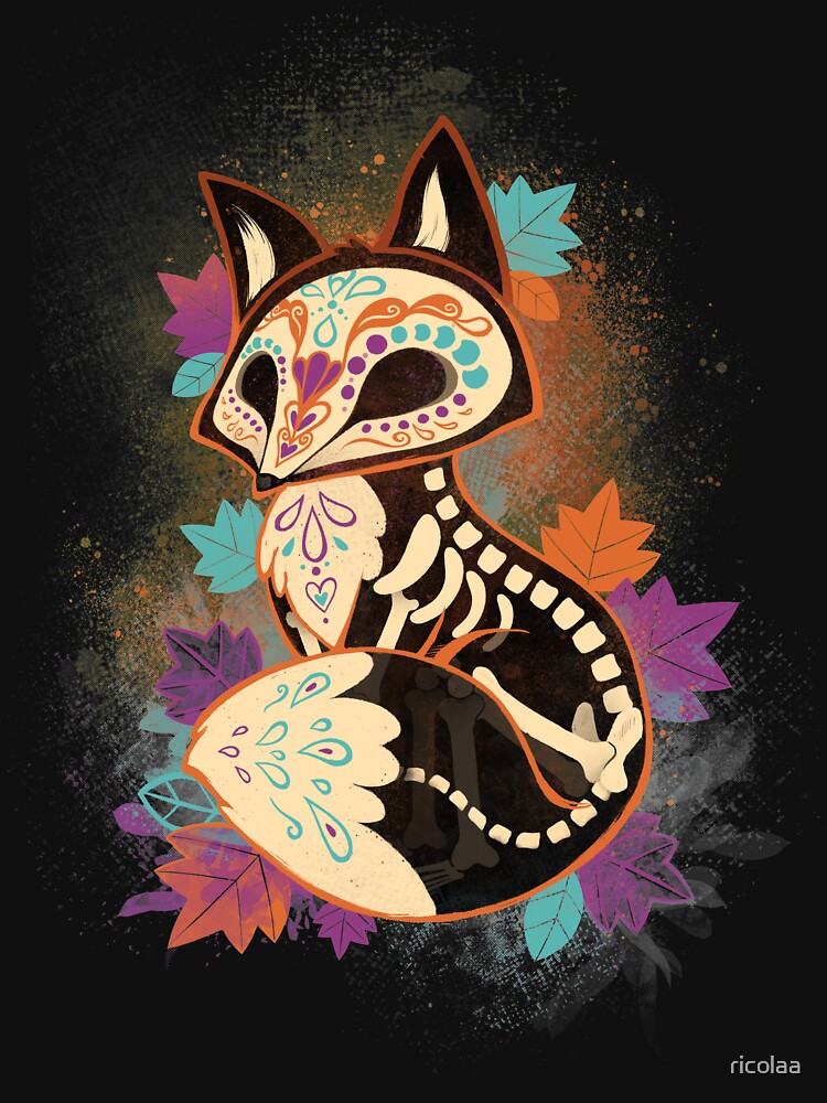 Skeleton Fox by ricolaa