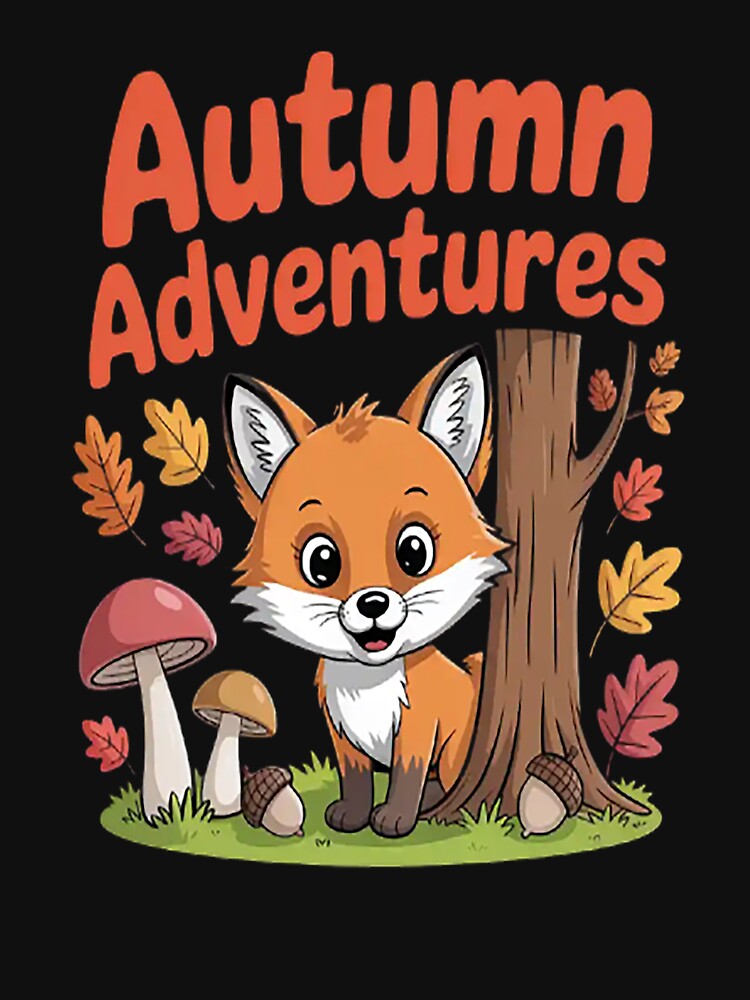 Autumn Adventures Join The Foxs Journey Nature Lover by CottonCandyPrin