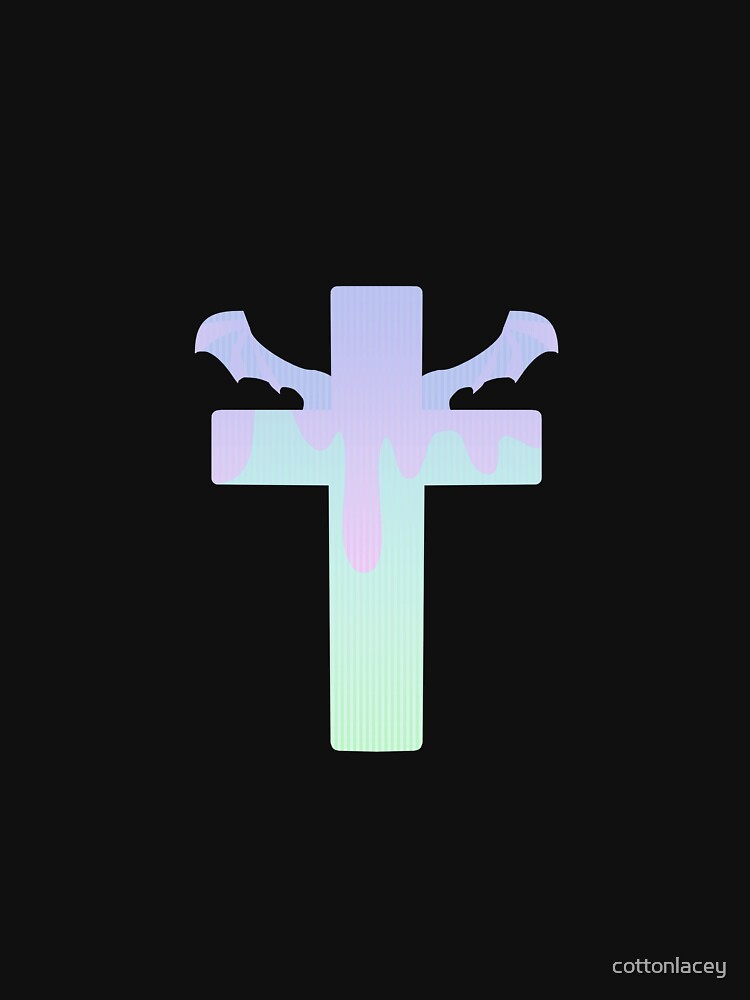 [v2] pastel goth cross w/ wings by cottonlacey