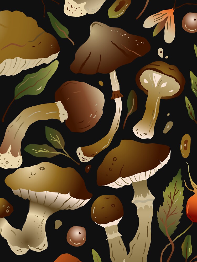 Mushroom Apron Pattern 3 by kyds