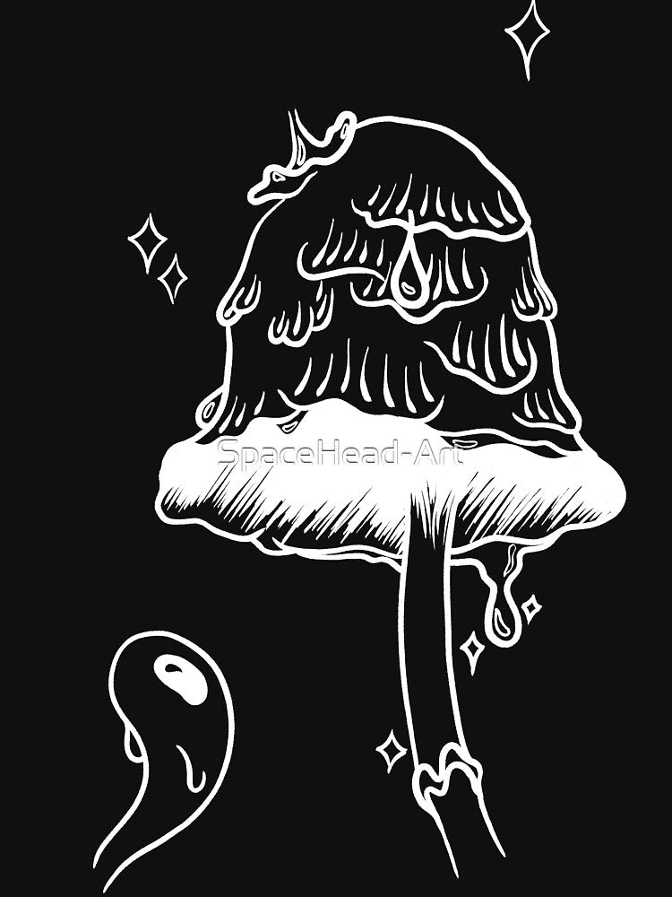 Mushroom ghost (white version) by SpaceHead-Art
