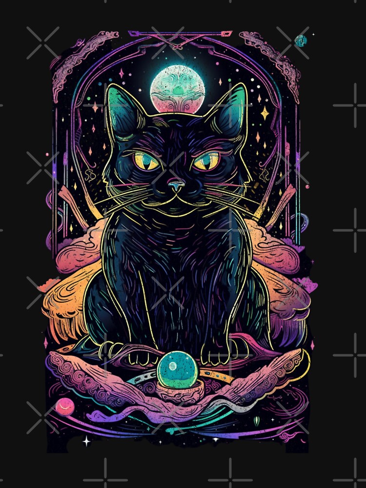 Tarot Card Black Cat by WhistlingSnail