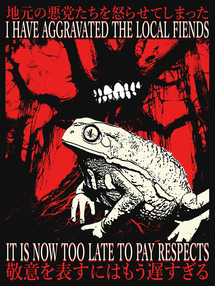 I Have Aggravated The Local Fiends Frog by VintageMedatsu