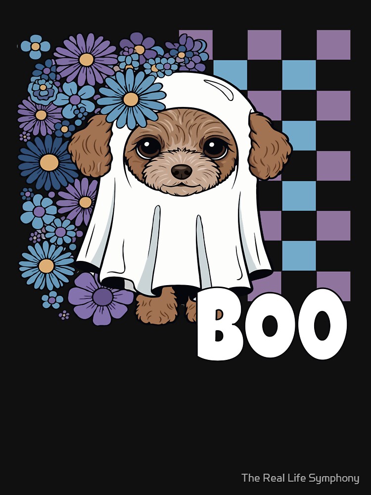 Teacup Poodle Ghost Dog – Cute Halloween Boo by The Real Life Symphony