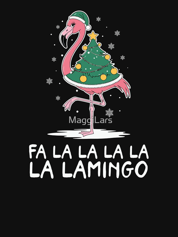 Christmas flamingo by MaggiLars