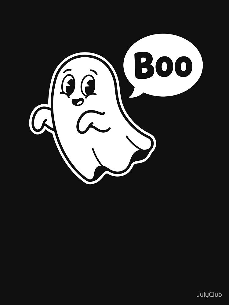 Boo Cute Ghost – Halloween Design by JulyClub
