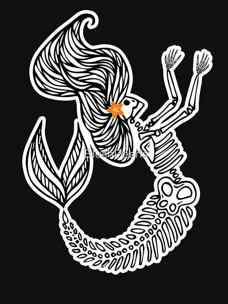 Mermaid Skeleton | Mermaid Skeleton Costume | Halloween by BlushPearls