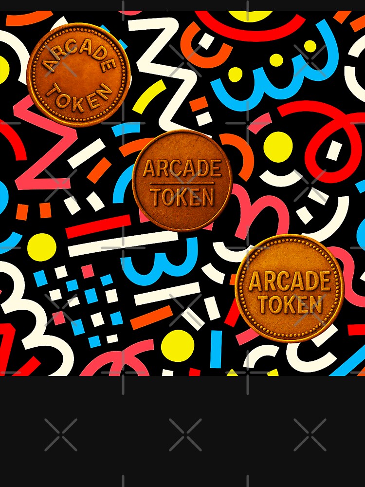 ❇️ INSERT COIN TO CONTINUE COLLECTION ❇️ - Arcade Carpet and Tokens - Retro Edition v1 by WheelieGdArt