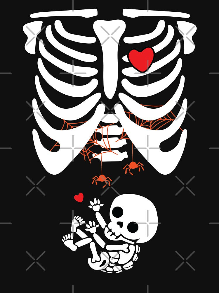 Skeleton Baby Ribcage - Halloween (pregnancy) by ShawnDzign