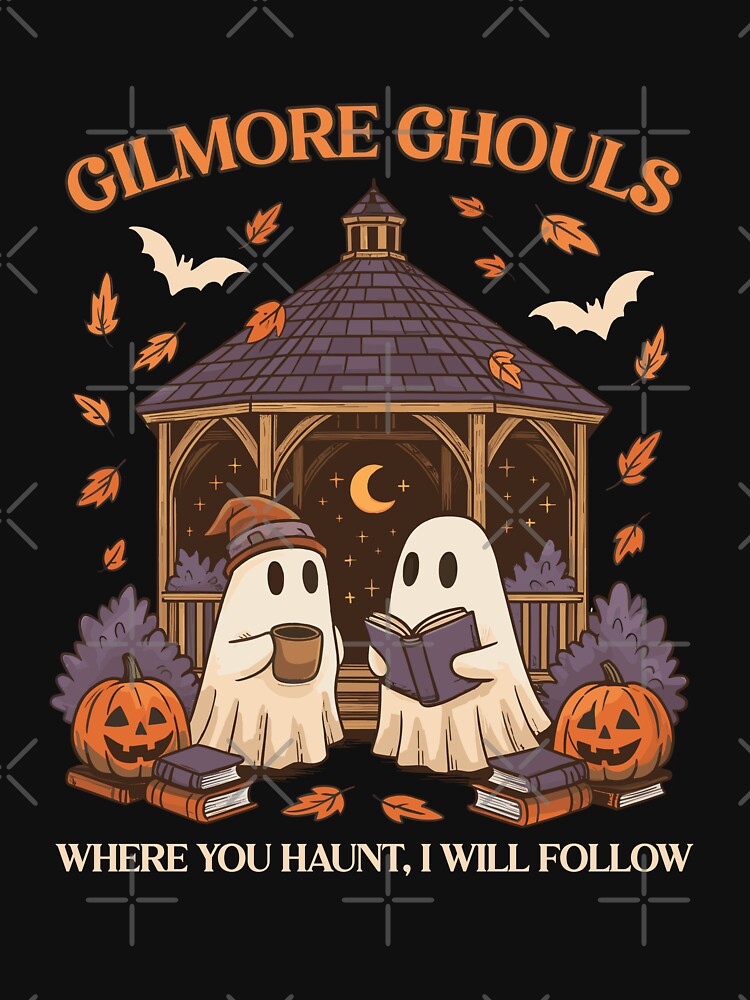 Gilmore Ghouls Where You Haunt I Will Follow Cute Ghost Halloween Spooky Fall Couple Gift by StickyBook