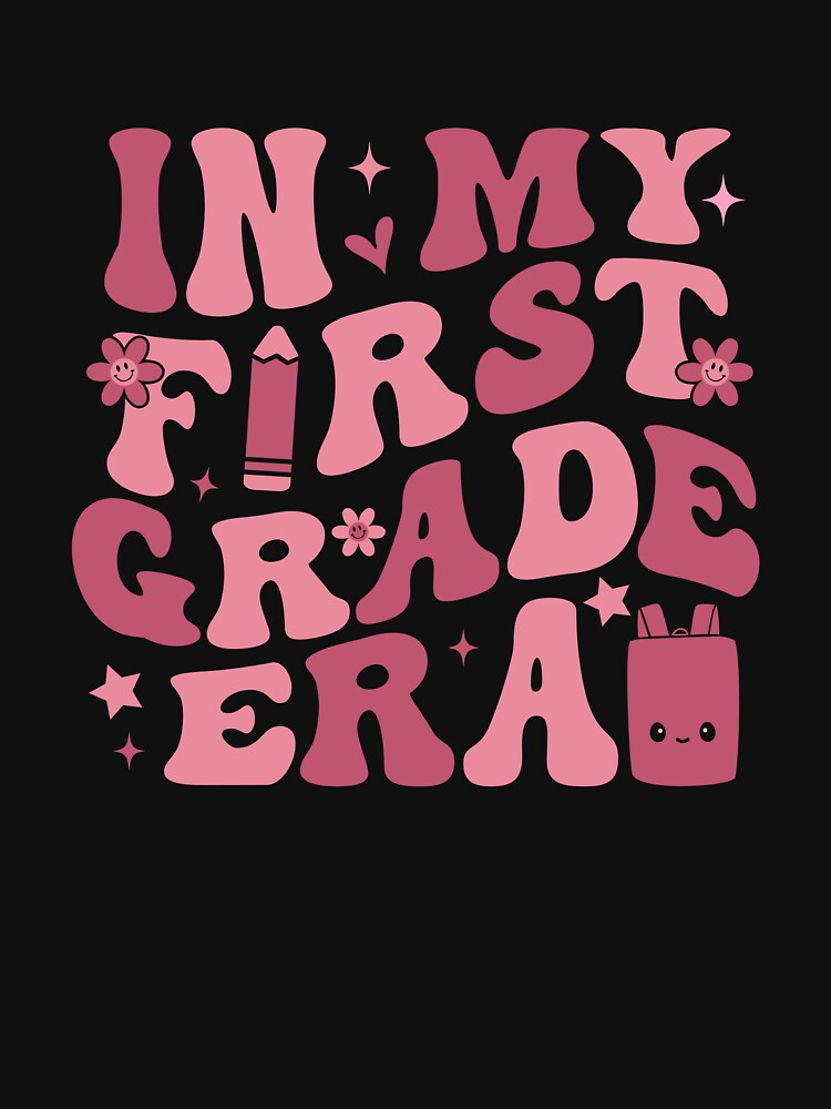 Little Girl 1st Grade In My First Grade Era Kids Youth Boy by clothesy7