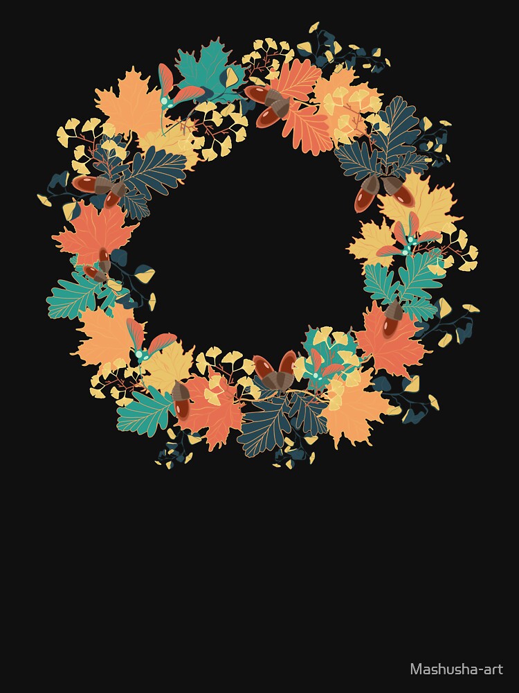 Autumn decorative wreath by Mashusha-art