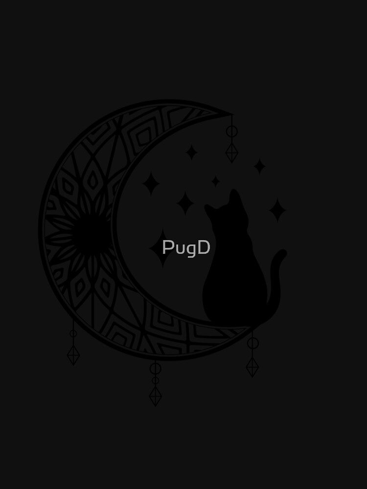 Black Cat Moon Crystals by PugD