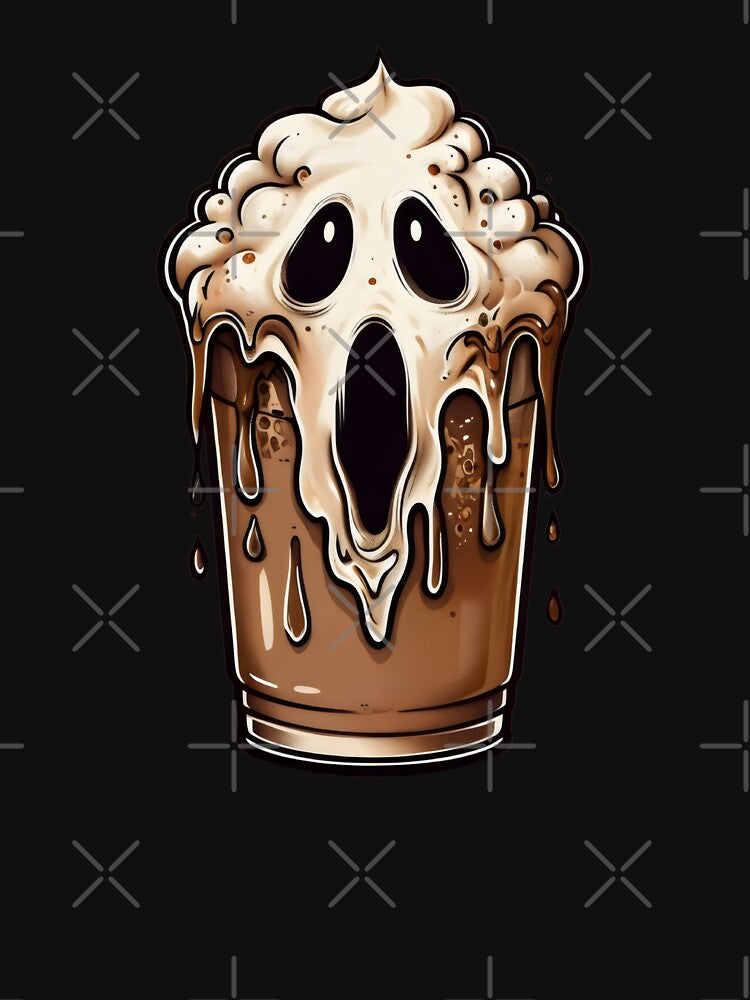 Funny Coffee - ICED COFFEE WITH EXTRA SCREAM by DemureArtsy
