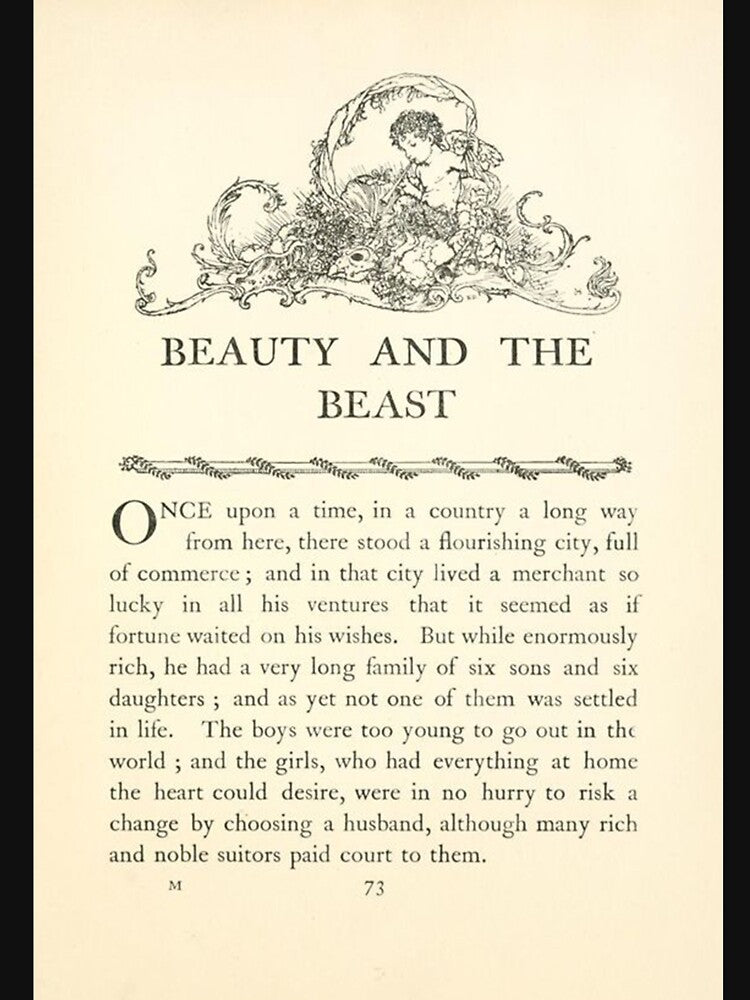 beauty and the beast vintage page by Alter-Idem