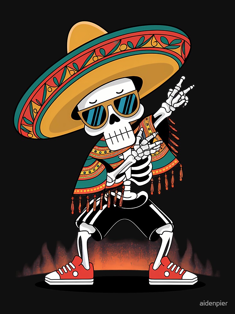 Dabbing Skeleton by aidenpier