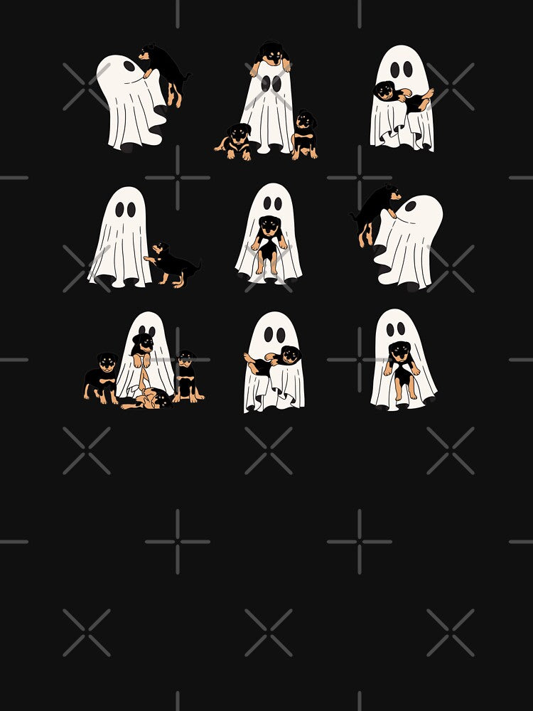 Puppy Lover Ghost - Dog Lovers Gift by patternjp